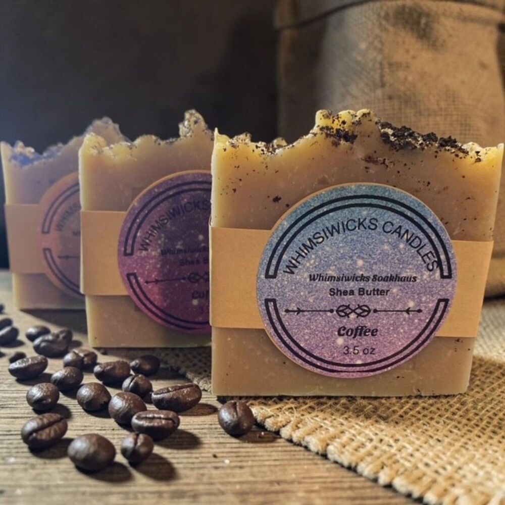 Hand Crafted Shea Butter Coffee Soap